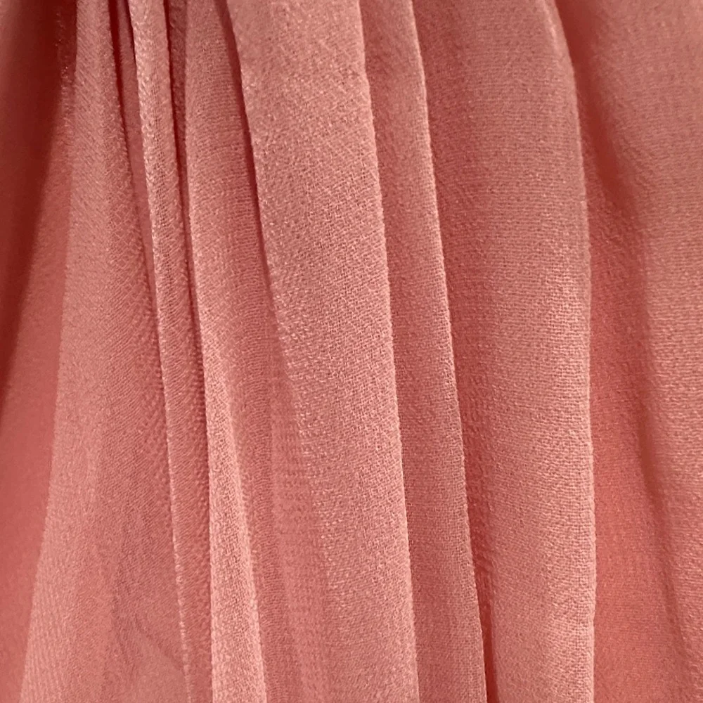 JS Collections Blush Pink 3D  Floral Flutter Sleeve Wedding Guest Dress Size 8 - Picture 12 of 15